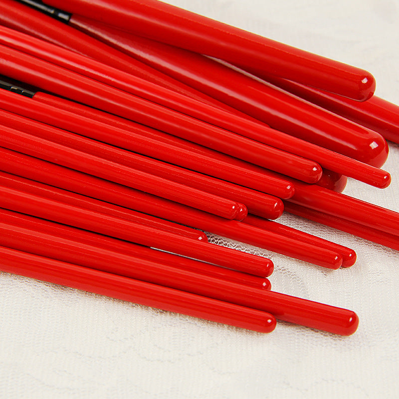 24 big red makeup brushes 24 big red makeup brushes